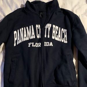 Navy blue/ black zip up jacket